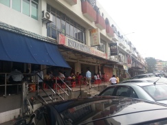 You can find authentic Bah Kuh Teh along this street in Klang